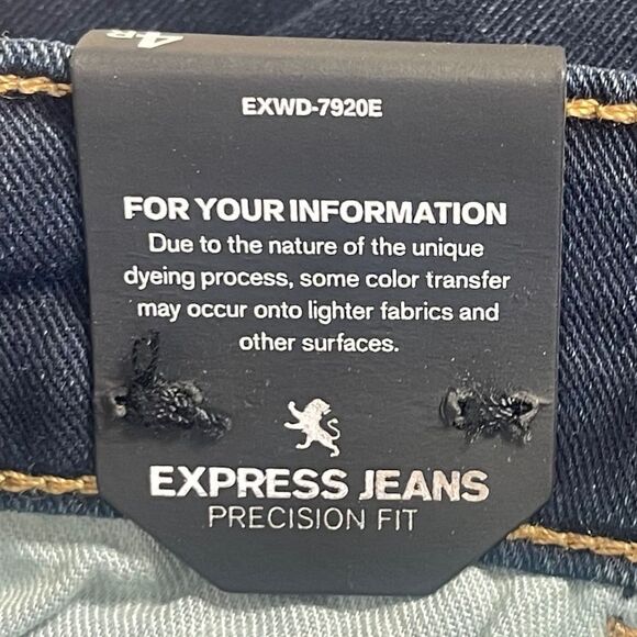 Express NWT Super Skinny Mid Rise Jeans Sz 4R - Picture 8 of 12